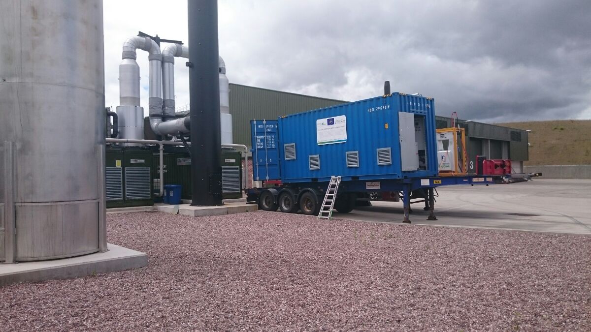 NeoZeo Biogas Upgrading Module at Biogen site in UK